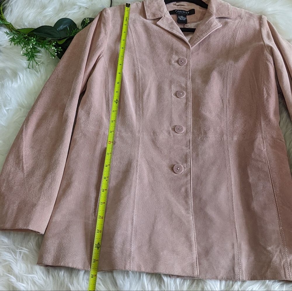 Parisan Signature Blush Leather Jacket - Picture 10 of 12